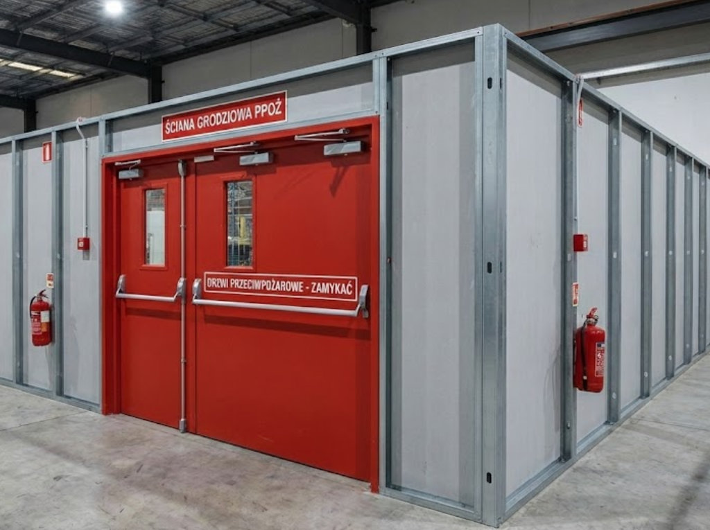 ściany grodziowe PPOŻ
